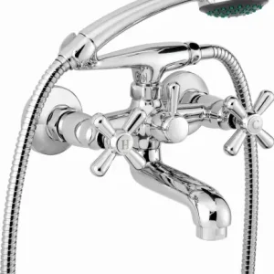 Deante Bateria wannowa z zestawem prysznicowym Symetrio chrom BOS_011D Okazja