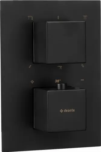 Ostatnia szansa Deante Element zewnętrzny BOX termostatyczny Therm czarna nero BXY_NEAT