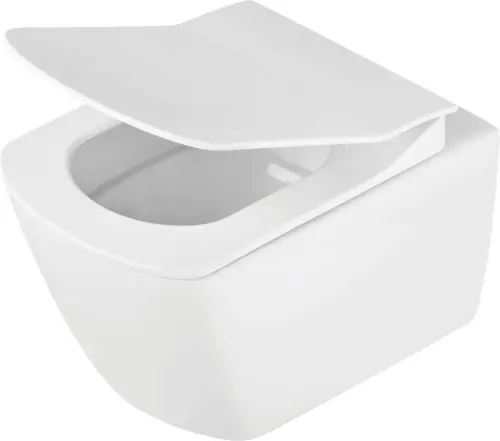 Hit cenowy Deante Miska WC z deską bezkołnierzowa Anemon biały CDZD6ZPW