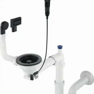 Tylko dziś Deante Syfon Space-Saver czarna nero ZXY_N982 do zlewu 1-komorowego