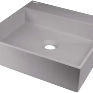 Deante Umywalka granitowa 400x400 mm Correo szary metalik CQR_SU4S Okazja