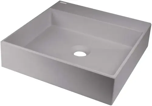 Deante Umywalka granitowa 400x400 mm Correo szary metalik CQR_SU4S Okazja
