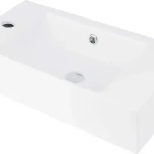 Premium Deante Umywalka nablatowa/ścienna Hiacynt New biały CDY_6U2L