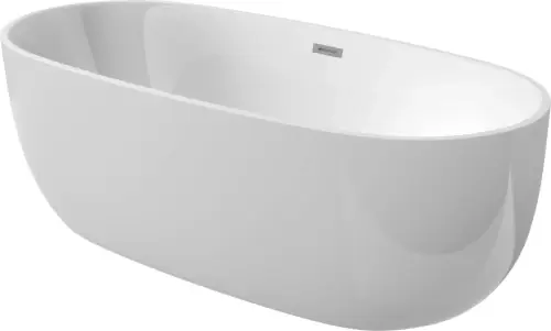Kup online Deante Wanna akrylowa wolnostojąca owalna - 170 cm Alpinia biały KDU_017W