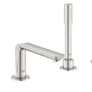 Bezpieczne zakupy Grohe Lineare bateria wannowa stojąca 4-otworowa steel 19577DC1