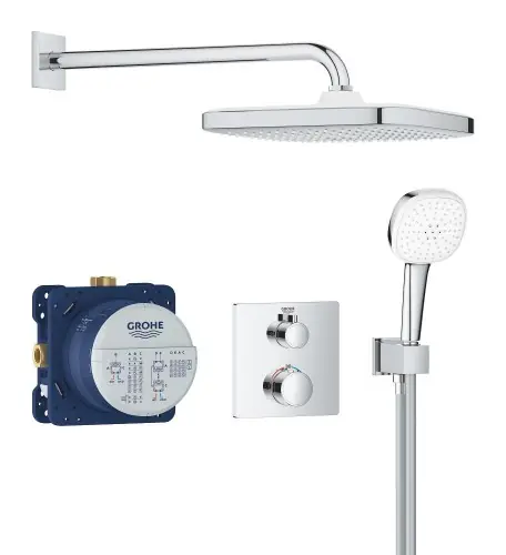Grohe Podtynkowy zestaw prysznicowy z deszczownicą Tempesta 250 Cube 34871000 Hit cenowy