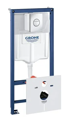Super okazja Grohe Rapid SL Zestaw 4w1 do WC ze stelażem 1.13m chrom 38813001