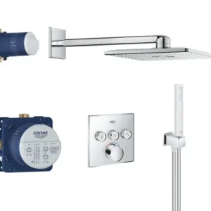 Grohe SmartControl zestaw prysznicowy z deszczownicą 31cm chrom 34712000 Bezpieczna płatność
