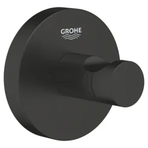 Grohe Start Haczyk na płaszcz kąpielowy czarny mat 411732430 Kup teraz