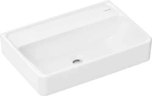 Łatwy zwrot Hansgrohe Xanuia Q Umywalka wisząca Compact 550/370 bez otworu na baterię 60212450