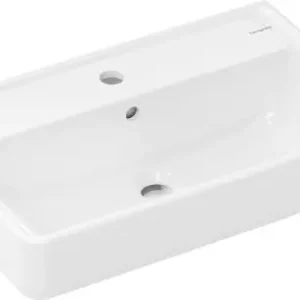 Hansgrohe Xanuia Q Umywalka wisząca Compact 600/370 z otworem na baterię 61124450 Bezpieczna płatność