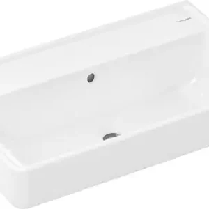 Bezpieczna płatność Hansgrohe Xanuia Q Umywalka wisząca Compact 650/390 bez otworu na baterię 61129450