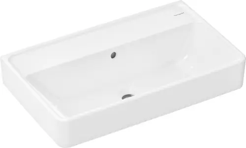 Bezpieczna płatność Hansgrohe Xanuia Q Umywalka wisząca Compact 650/390 bez otworu na baterię 61129450