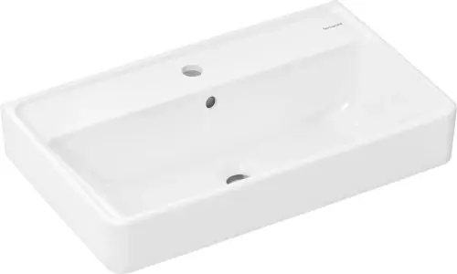 Oferta limitowana Hansgrohe Xanuia Q Umywalka wisząca Compact 650/390 z otworem na baterię 60617450