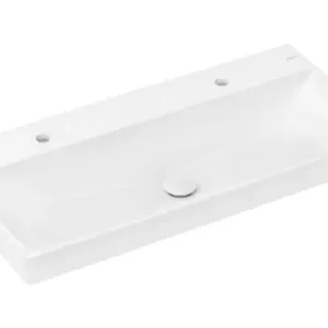 Ograniczona ilość Hansgrohe Xelu Q Umywalka wisząca 1000/480 z 2 otworami na baterie 61037450
