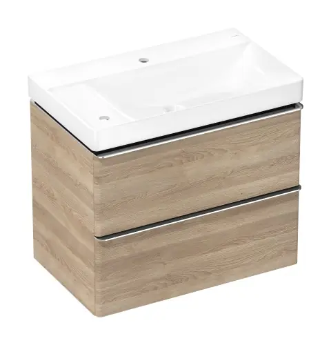 Wysoka jakość Hansgrohe Xelu Q Zestaw umywalka wisząca z szafką 2 szuflady 780/475 54379000