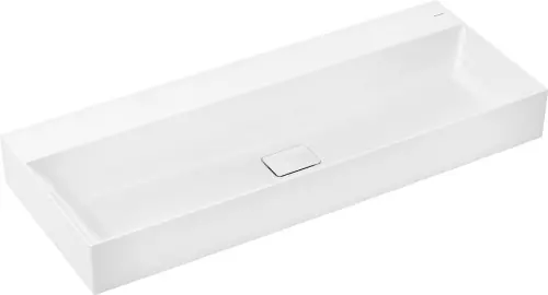 Łatwy zwrot Hansgrohe Xevolos Umywalka wisząca 1200/480 bez otworu, SmartClean, Biały