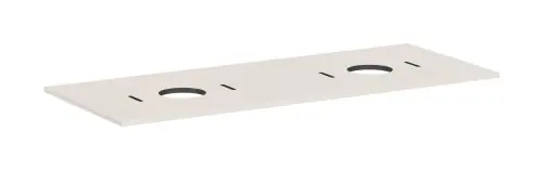 Hansgrohe Xilesa E Blat 1375/550 pod 2 umywalki nablatowe 54280780 Dostępne od ręki