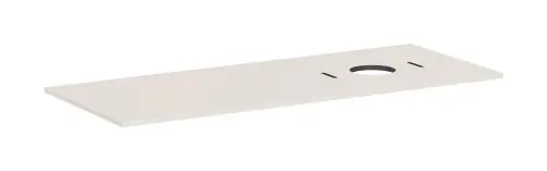 Niska cena Hansgrohe Xilesa E Blat 1375/550 z wycięciem pod umywalkę nablatową 54279780