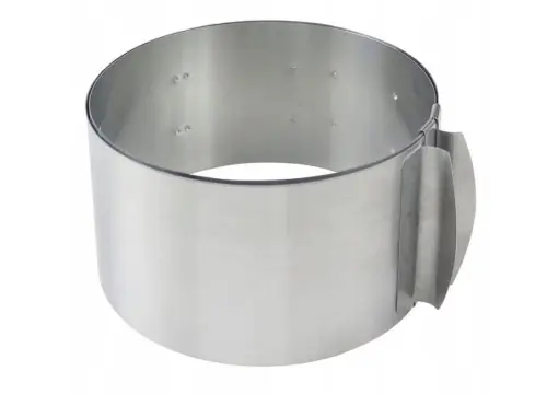 Obręcz do tortów ciast regulowana DECI 16-30cm Rabat
