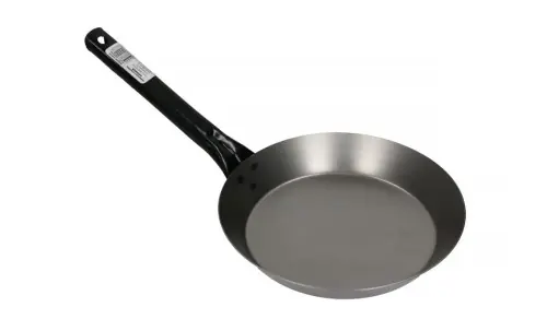 Zniżka Tradycyjna patelnia stalowa cygańska na ognisko 24cm