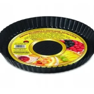 Ostatnia szansa Blacha forma do tarty pizzy ciast SNB 20 cm czarna non stick