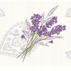 Deska do krojenia szklana Clara 25x35 cm LAVENDER HEART Okazja