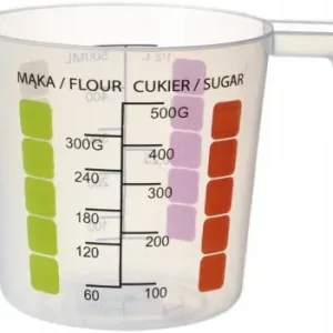 Dzbanek kubek z miarką uchwytem miarka SAM 500 ml Tylko do końca tygodnia