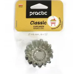 Foremki Na Babeczki Muffinki Metalowe 4,8cm 6szt Tani