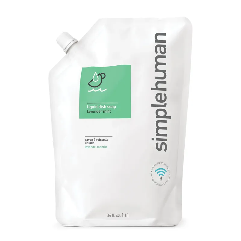Simplehuman Płyn do naczyń Lavender Mint 1 l Łatwy zwrot