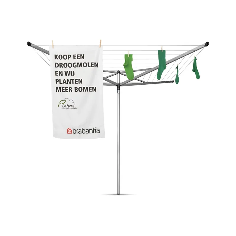 Do wyczerpania zapasów Suszarka ogrodowa Essential szara do betonu + pokrowiec - Brabantia