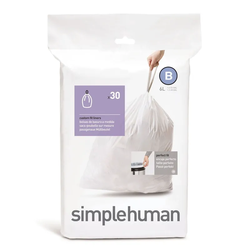 Worki na śmieci 30 szt. - rozm. B 6L Simplehuman Wybór klientów