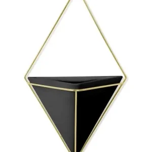 Łatwy zwrot Pojemnik/Doniczka L, czarny/złoty, Trigg - Umbra