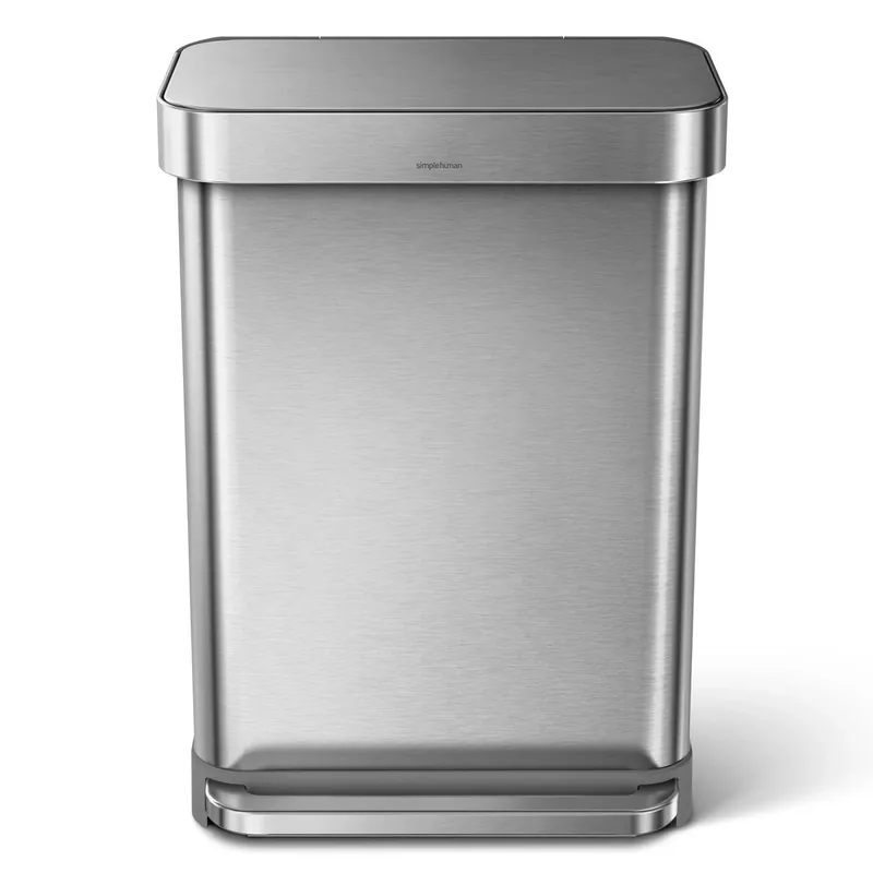 Kosz na śmieci 55L pedałowy Liner Pocket - stal FPP Simplehuman Cena promocyjna