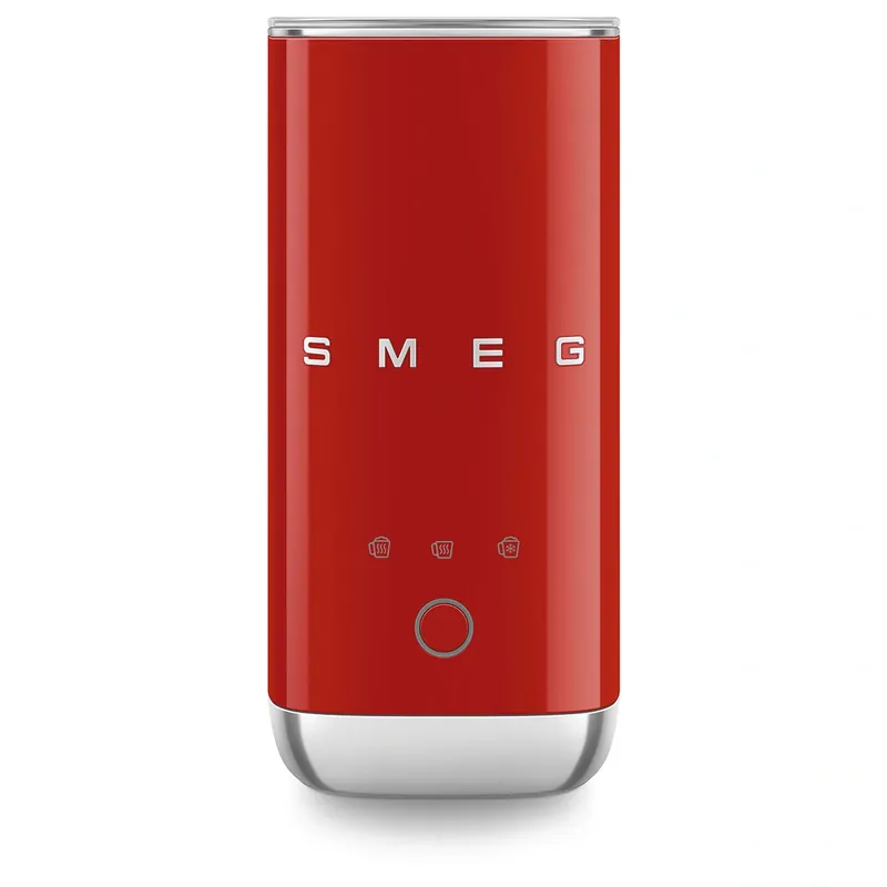 Wyjątkowa oferta Smeg - Spieniacz do mleka MFF02RDEU 50‘s Style - czerwony