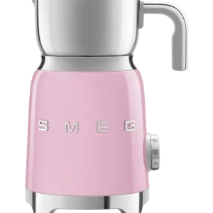 Nowy Smeg - Spieniacz do mleka, 50‘S Style - pastelowy róż MFF11PKEU