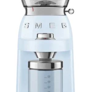 Tani Smeg - Elektryczny młynek do kawy CGF11PBEU SDA 50‘S STYLE - niebieski