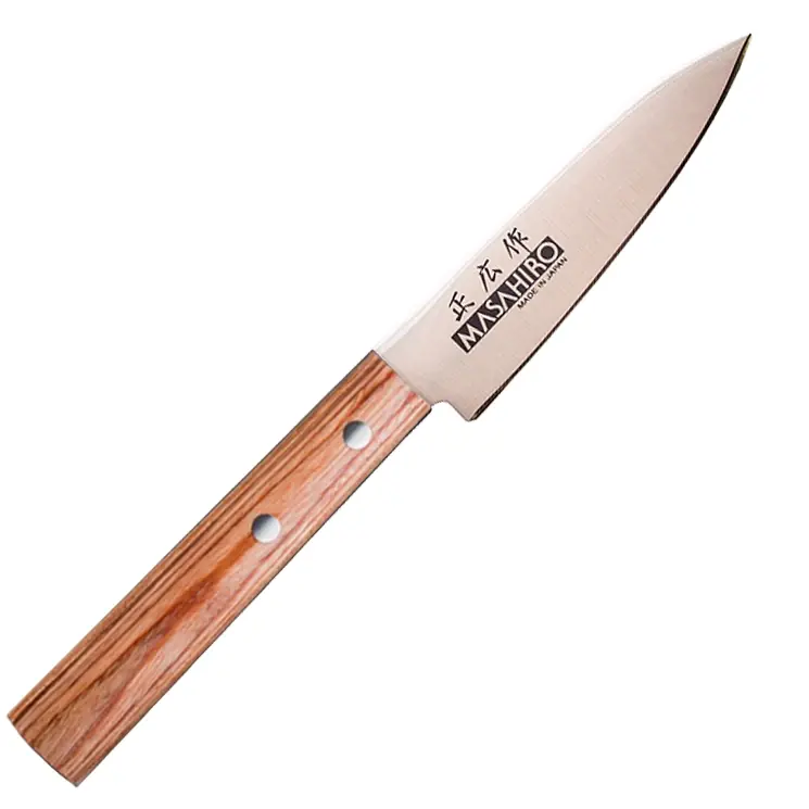 Masahiro Sankei Nóż Paringowy 90mm, Brązowa Rękojeść Promocja