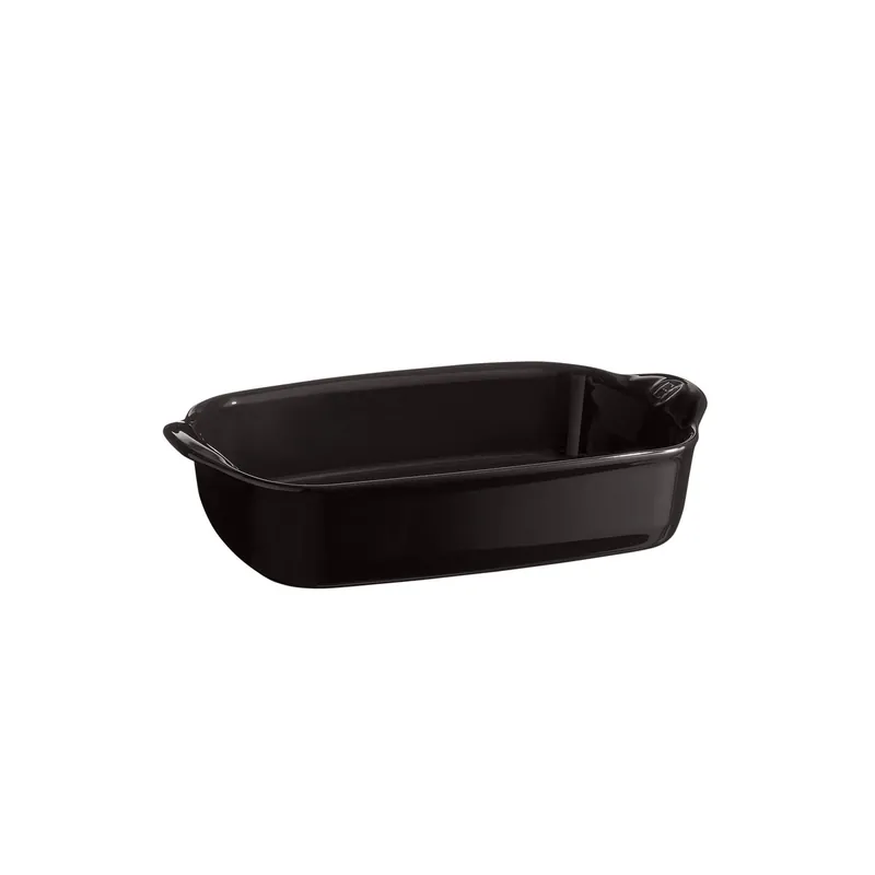 Obniżka ceny Prostokątne Naczynie Do Zapiekania 30x19cm - Czarny - Emile Henry