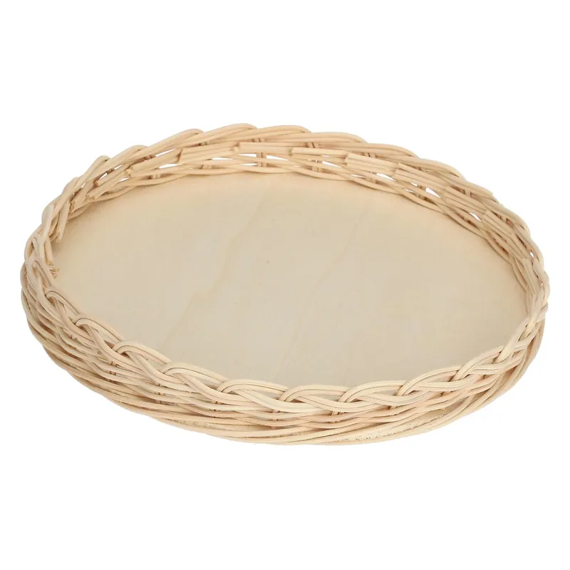 Rabat Wiklinowy Kosz na Naczynie do Tarty 28 cm - La Porcellana Bianca