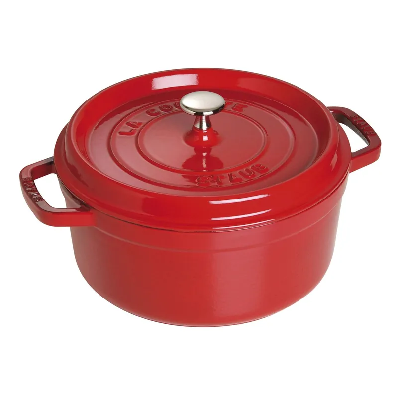 Bezpieczna płatność Garnek żeliwny okrągły 3.8 ltr, czerwony - Staub