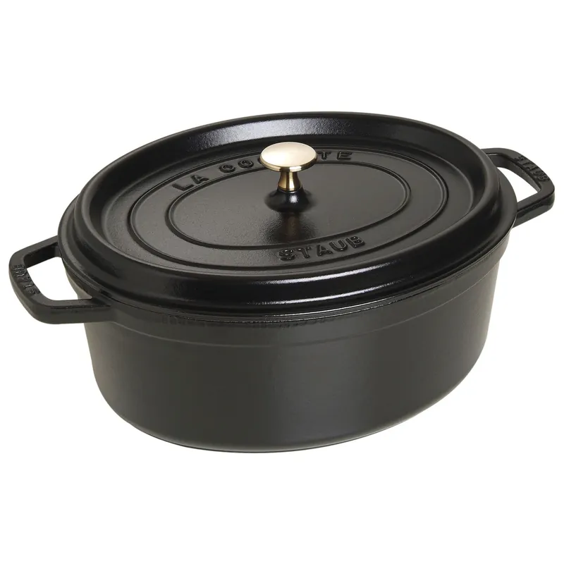 Kup teraz Garnek żeliwny owalny 5.5 ltr, czarny - Staub