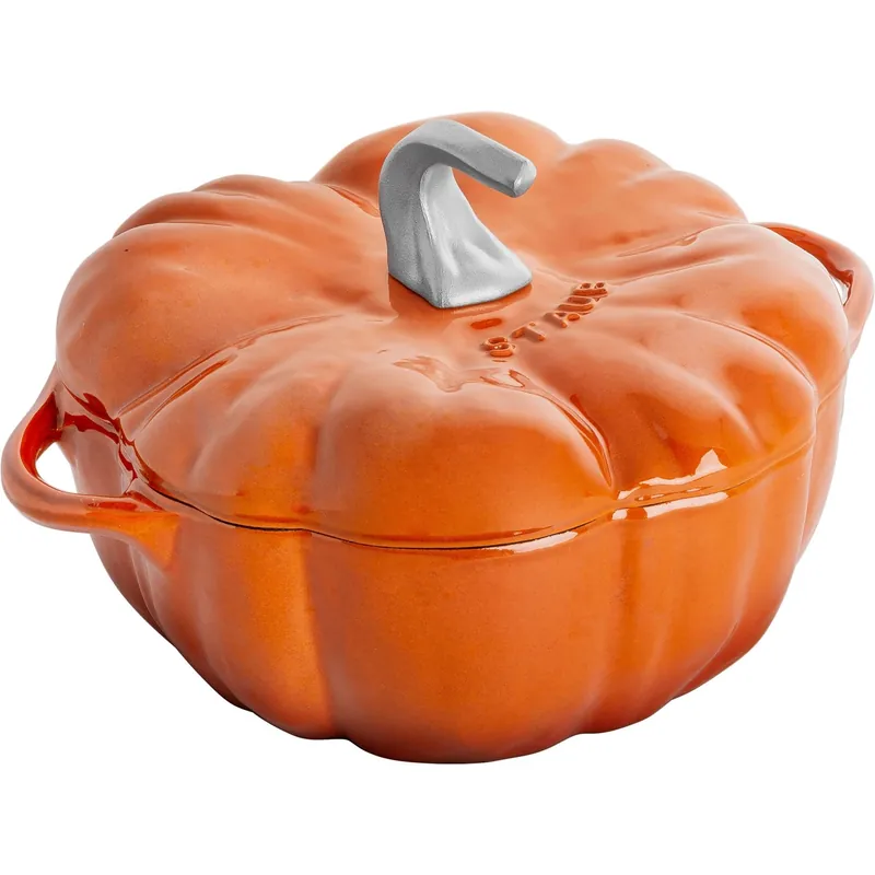 Premium Garnek żeliwny okrągły dynia 3.45 ltr, cynamonowy - Staub