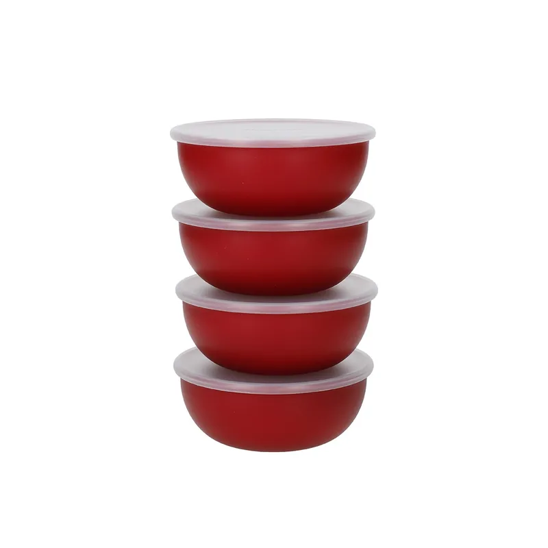 Kitchenaid Zestaw Miseczek Z Pokrywkami 4 Szt Empire Red Okazja
