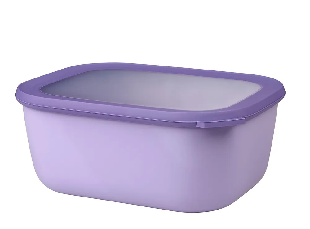Niska cena Pojemnik Cirqula prostokątna 3000ml Nordic Lilac - Mepal