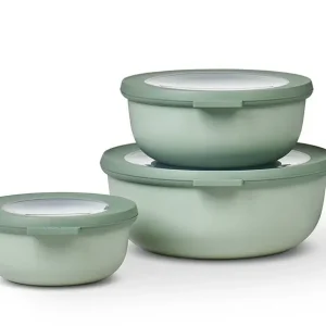 Hit sprzedaży Zestaw 3 Pojemników Cirqula okrągła 350 750 1250 Nordic Jade - Mepal