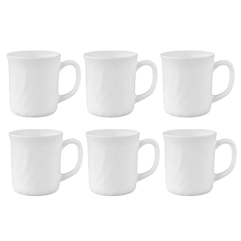 Luminarc Trianon szklane białe kubki 290 ml 6szt Kup teraz