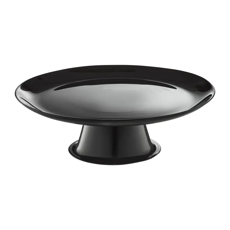 Nowość Patera na owoce ciastka czarna AMBITION Lily 25cm