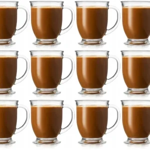 Nie przegap Szklanki do kawy herbaty XXL Kubas 400ml 18 sztuk
