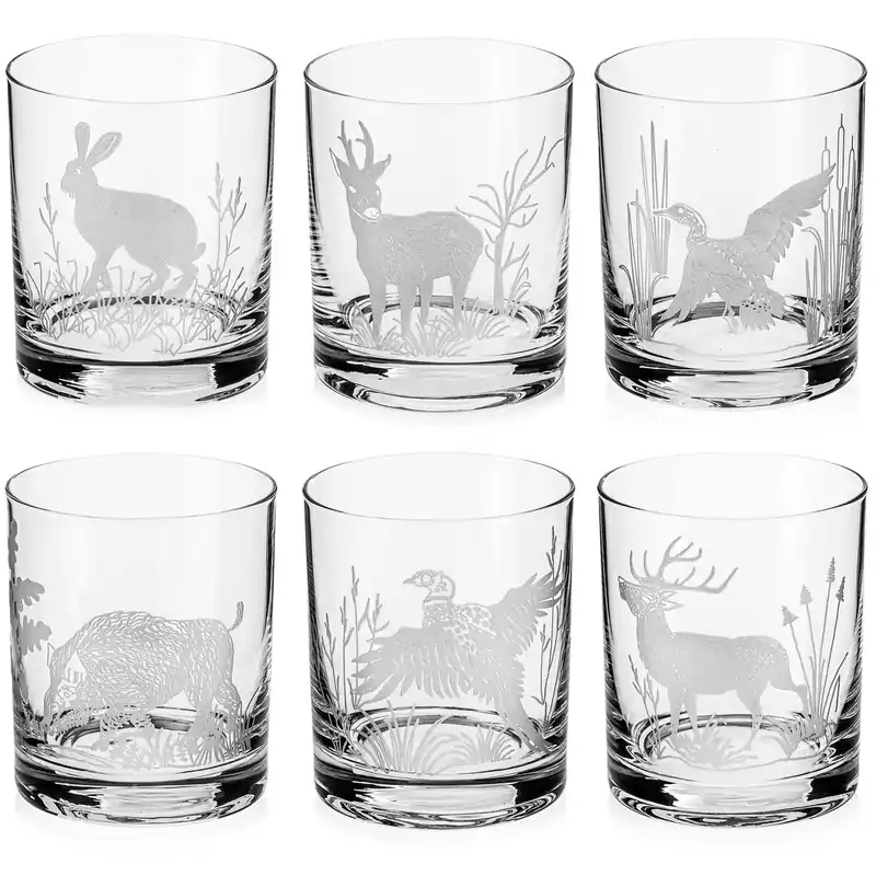 Szklanki do whisky "Myśliwskie" (7339) 300 ml 6 szt. w pudełku Szklanka.pl Kup online